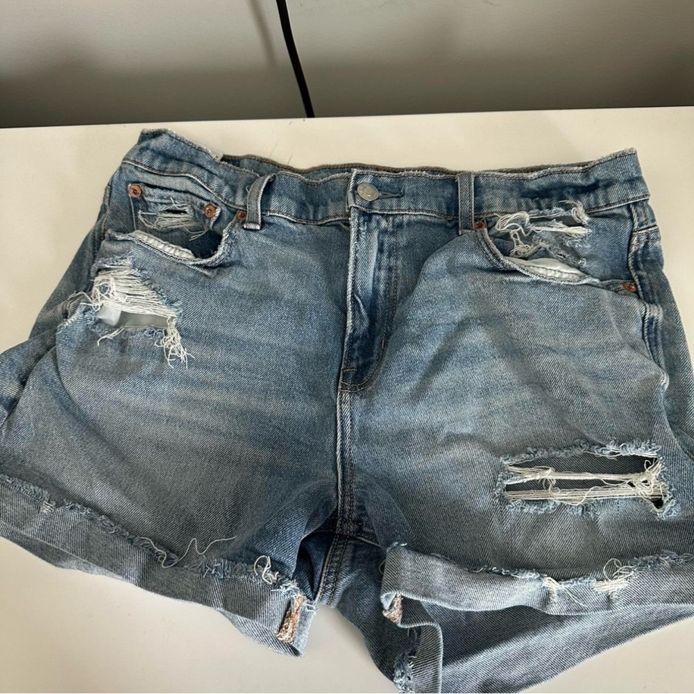 American Eagle Outfitters Ex Boyfriend Denim Stretch Short
